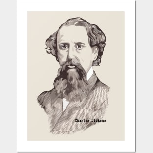 Charles Dickens - Victorian Novelist Posters and Art